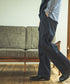 MR.OLIVE/SUPER STRETCH DENIM / ONE WASH WIDE STRAIGHT PANTS ミスターオリーブ/スーパーストレッチデニム/ワンウォッシュワイドストレートパンツ